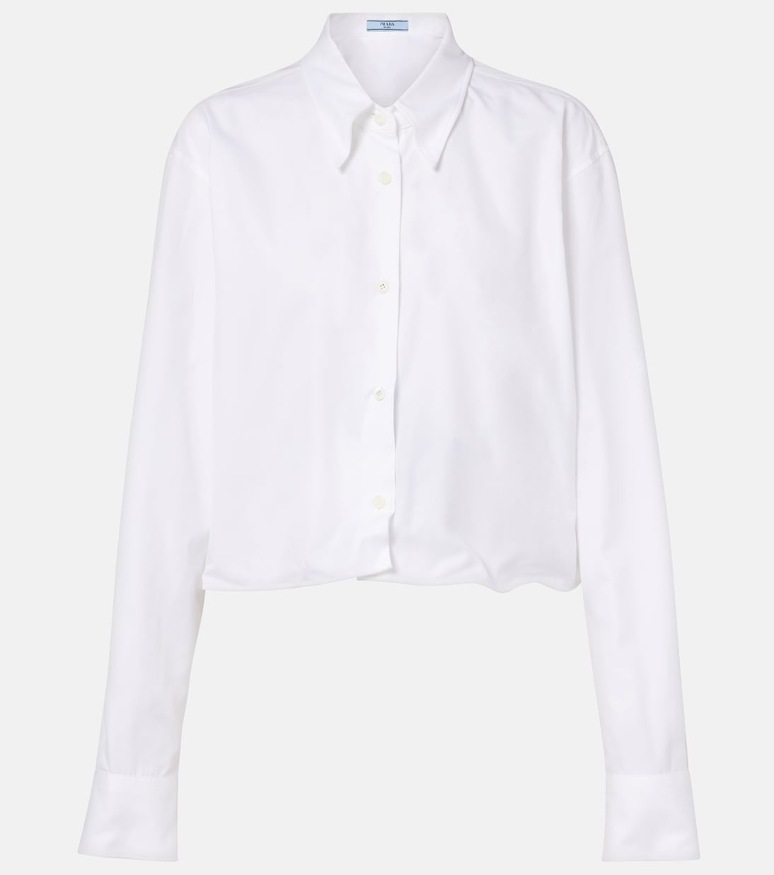 Cotton poplin shirt | Prada