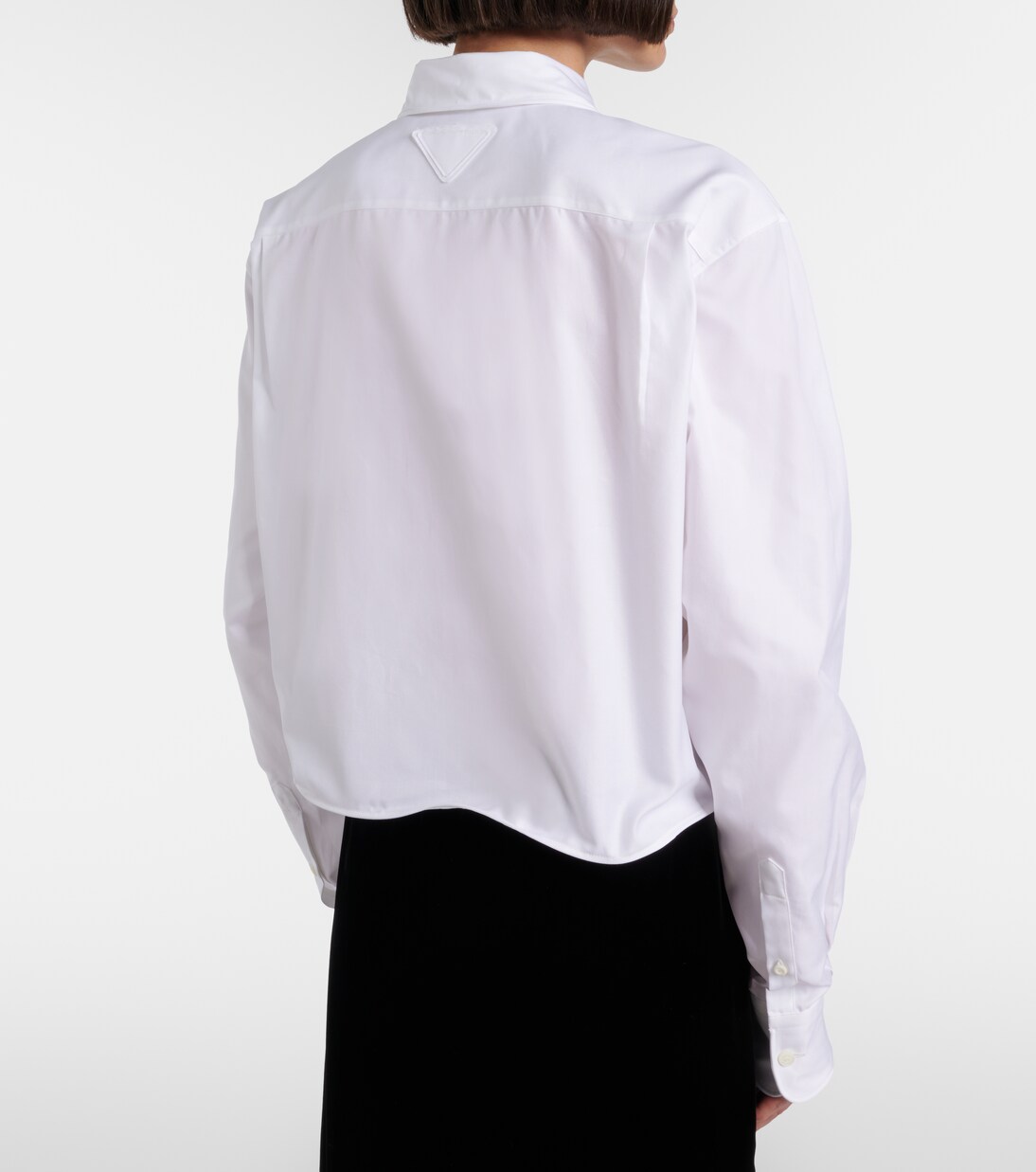 Cotton poplin shirt | Prada