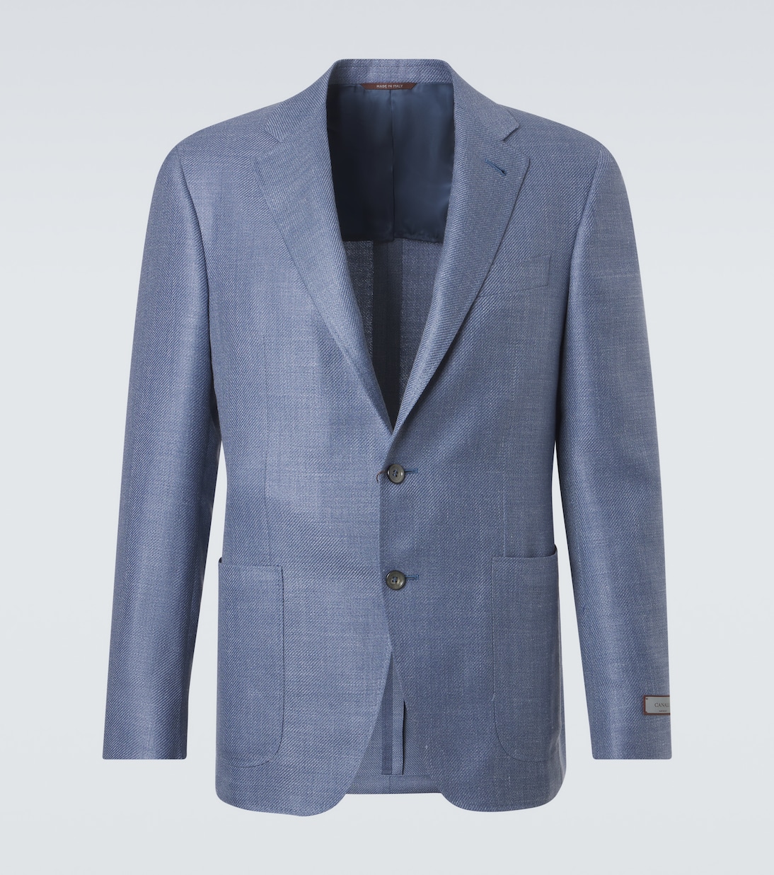 Wool, silk, and linen blazer | Canali