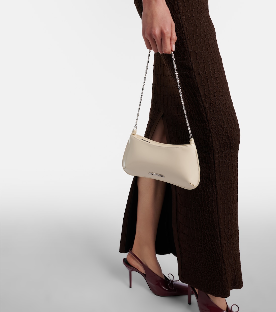 Bisou Small leather shoulder bag | Jacquemus