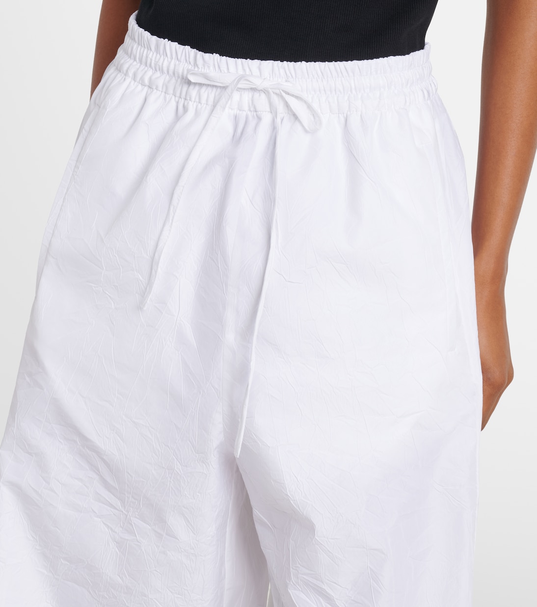 Cotton-blend barrel-leg pants | Róhe