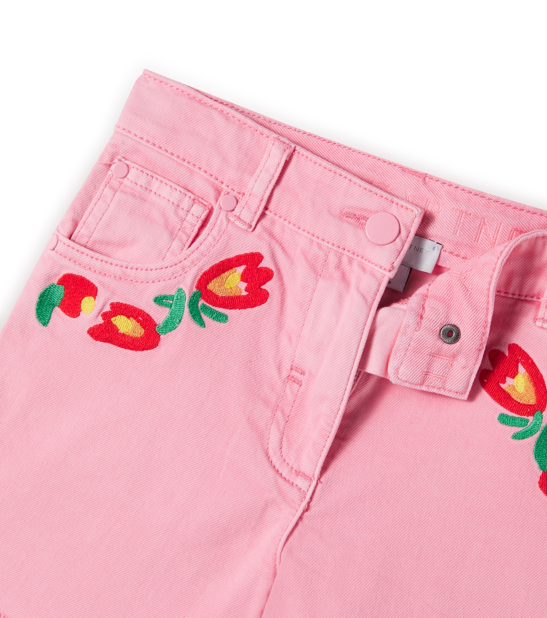 Embroidered denim shorts | Stella McCartney Kids