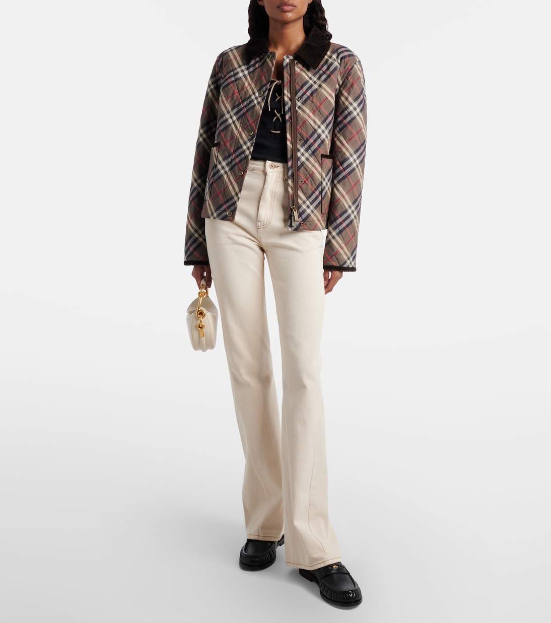 Jeans flared bordados | Burberry