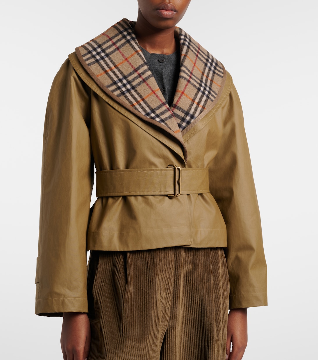 Burberry Check cotton jacket | Burberry