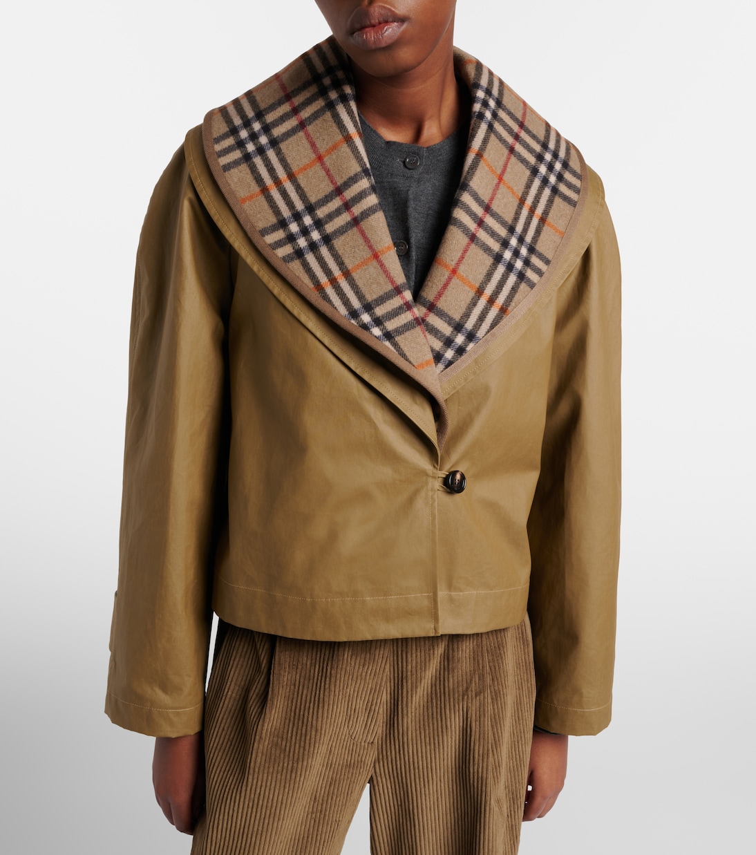 Burberry Check cotton jacket | Burberry