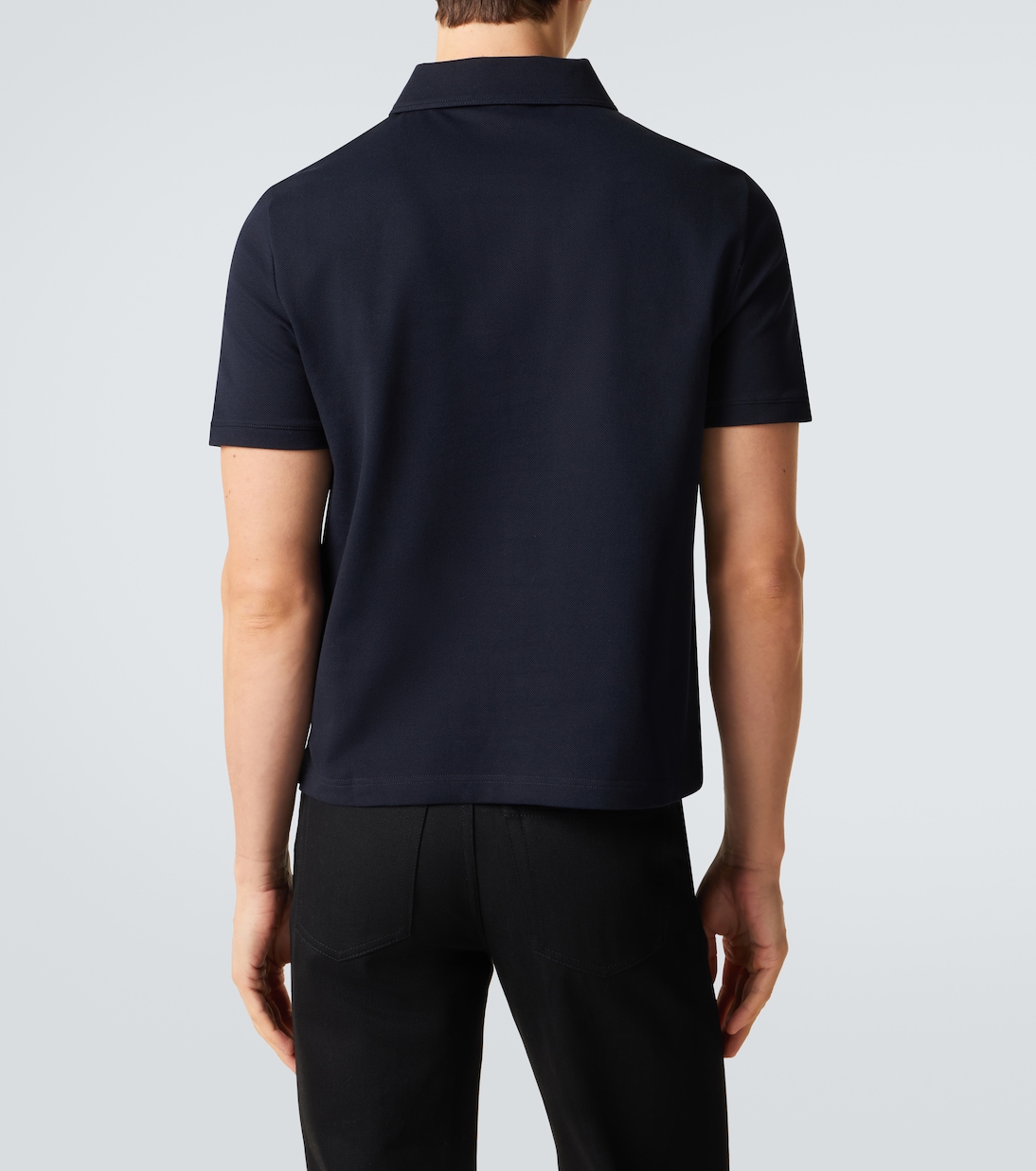 Logo cotton piqué polo shirt | Gucci