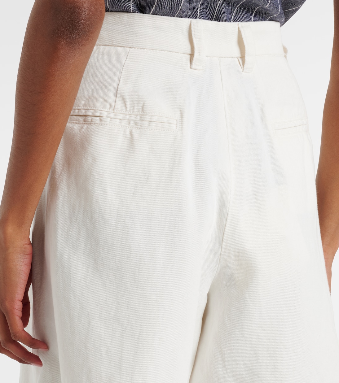 Sole cotton and linen Bermuda shorts | 'S Max Mara