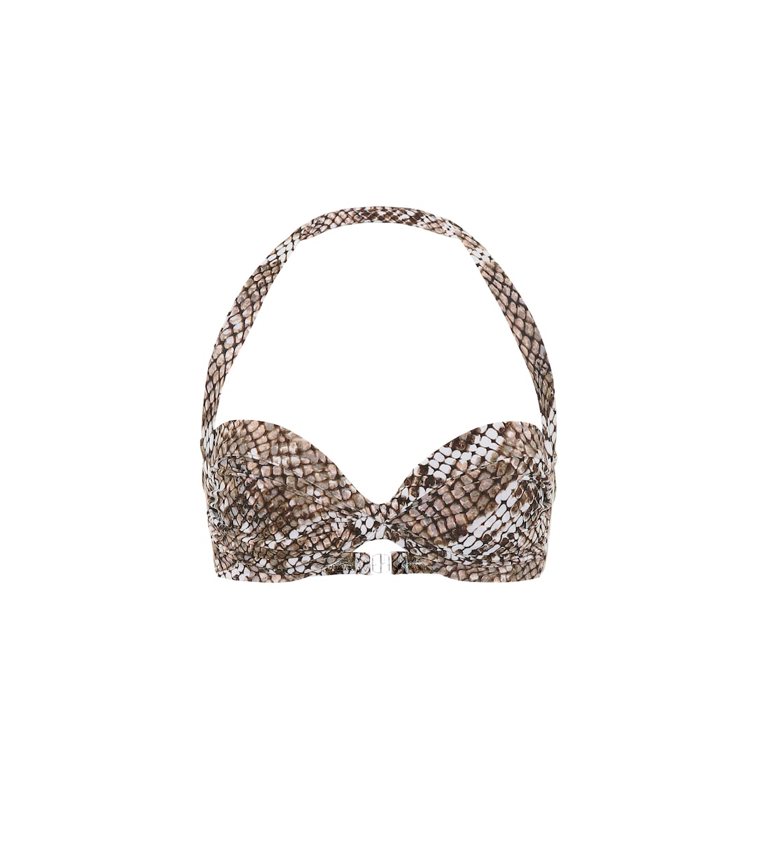 Top bikini Bill a stampa pitonata | Norma Kamali