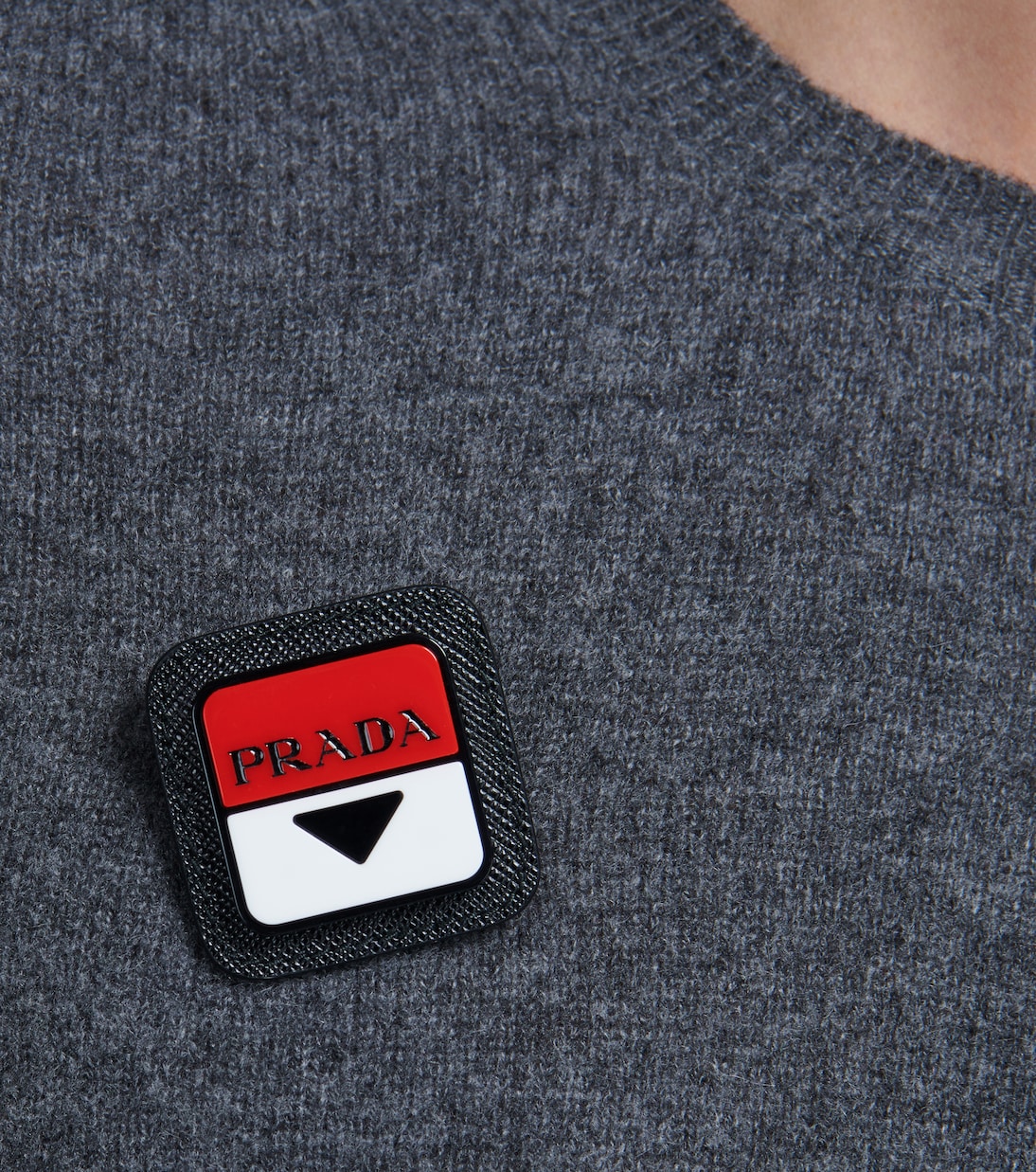 Patch mit Leder | Prada