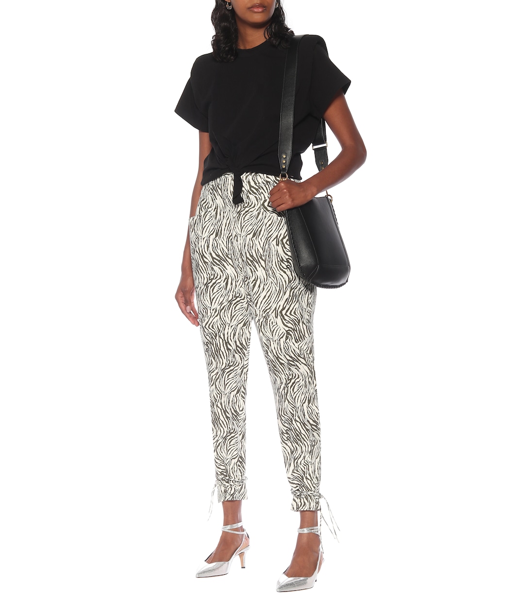 T-shirt cropped Belita in cotone | Isabel Marant