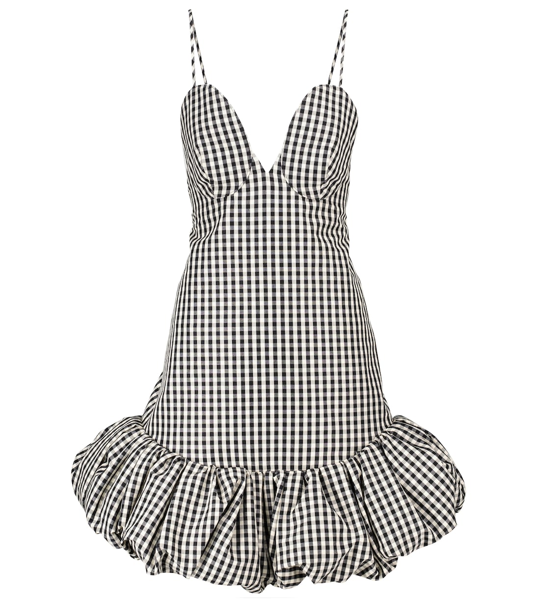 Sienna gingham minidress | Khaite