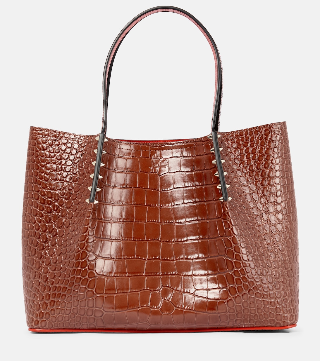 Cabarock Small croc-effect leather tote | Christian Louboutin
