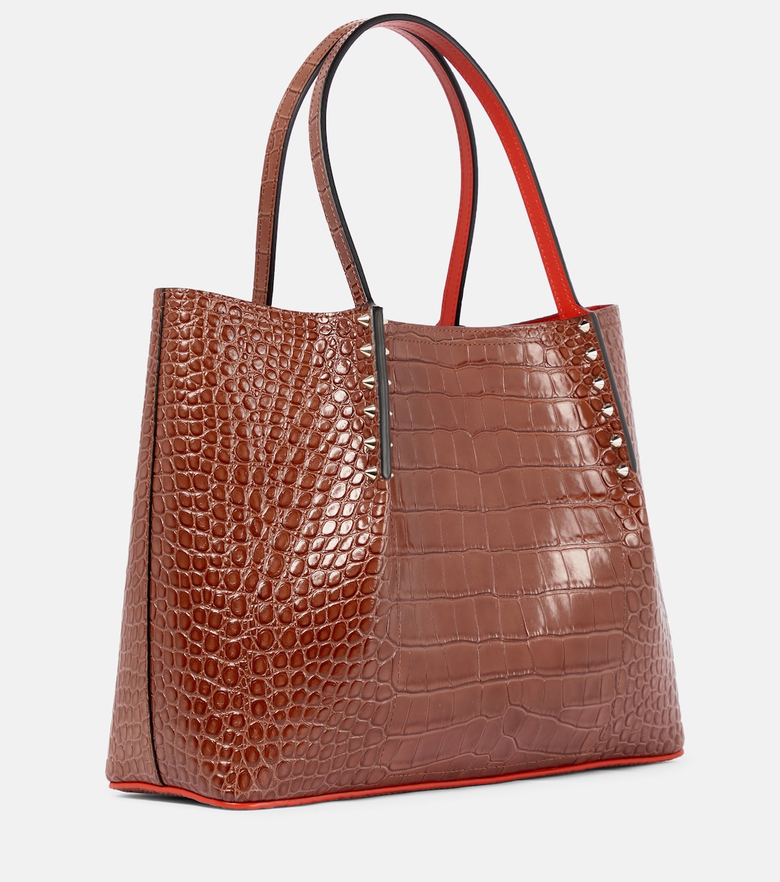 Cabarock Small croc-effect leather tote | Christian Louboutin