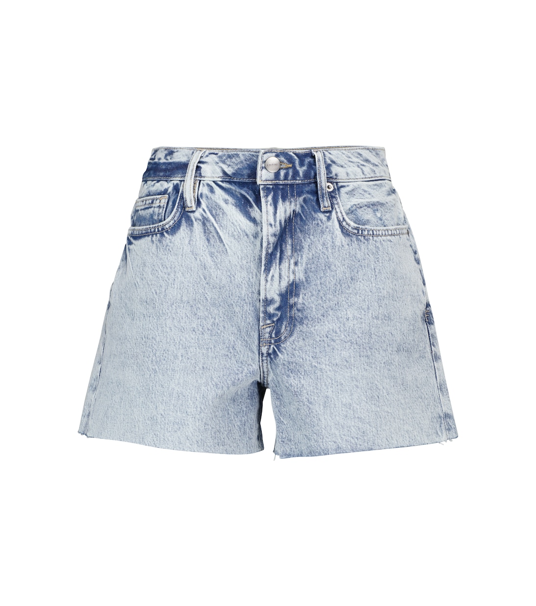 Le Simone high-rise denim shorts | Frame