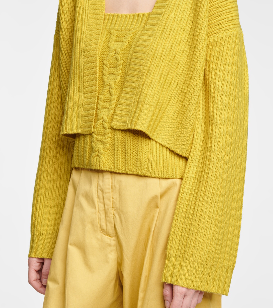 Delightful Match wool camisole and cardigan set | Dorothee Schumacher