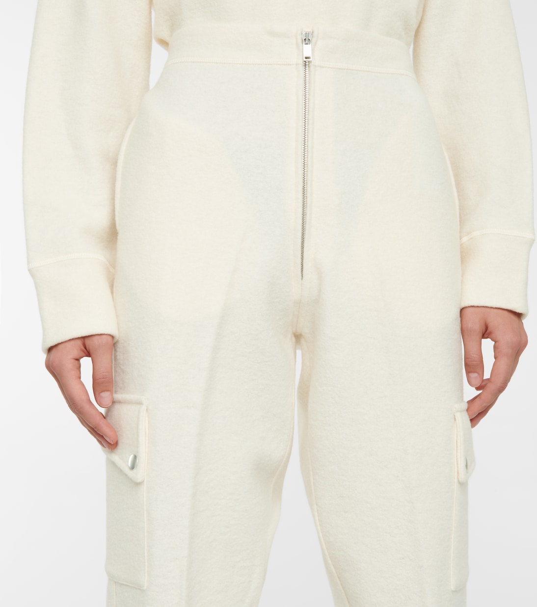 Wool-blend cargo pants | Jil Sander