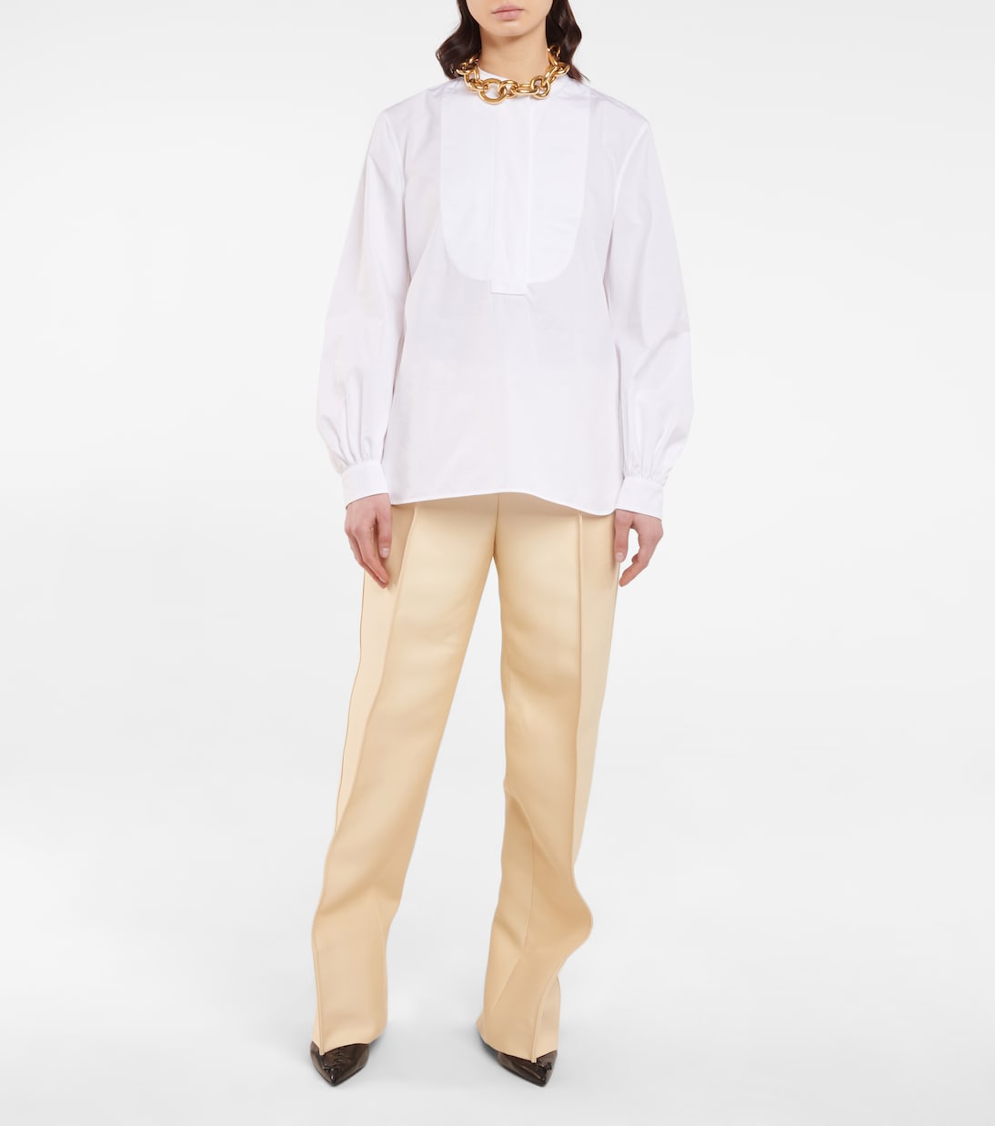 Wool and silk tapered pants | Jil Sander