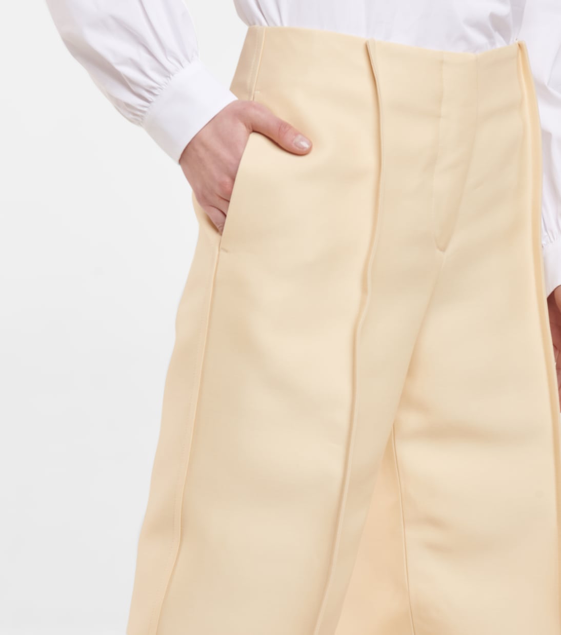 Wool and silk tapered pants | Jil Sander