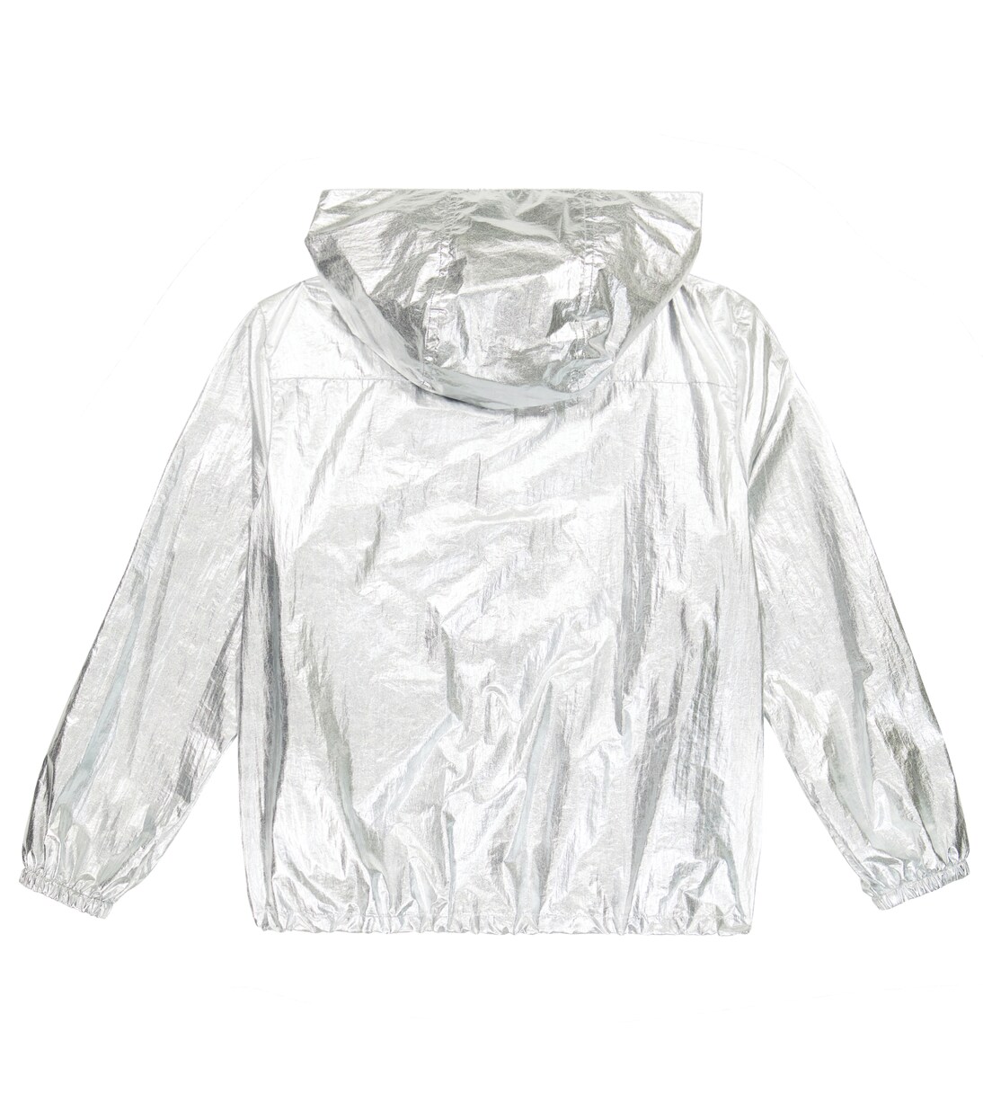 Logo metallic technical jacket | Balmain Kids