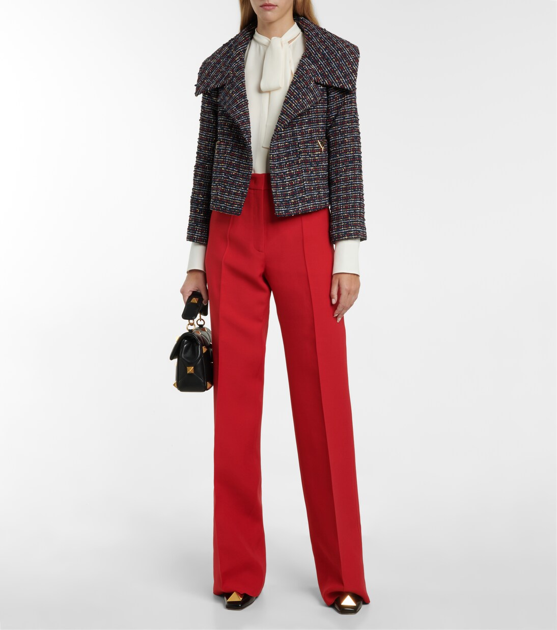 Giacca in tweed lamé | Valentino