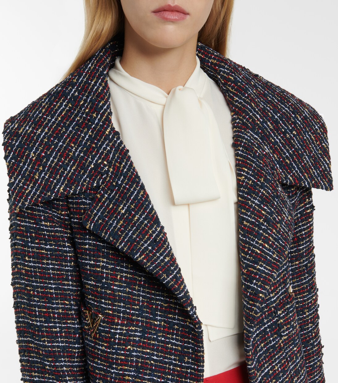 Giacca in tweed lamé | Valentino