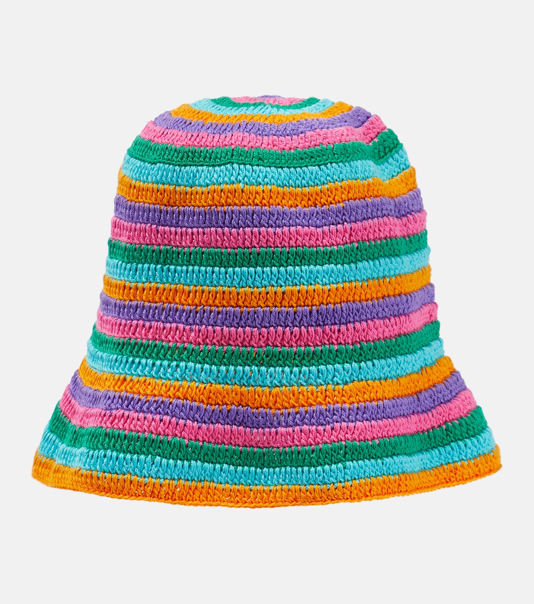 Cappello da pescatore in crochet a righe | Anna Kosturova