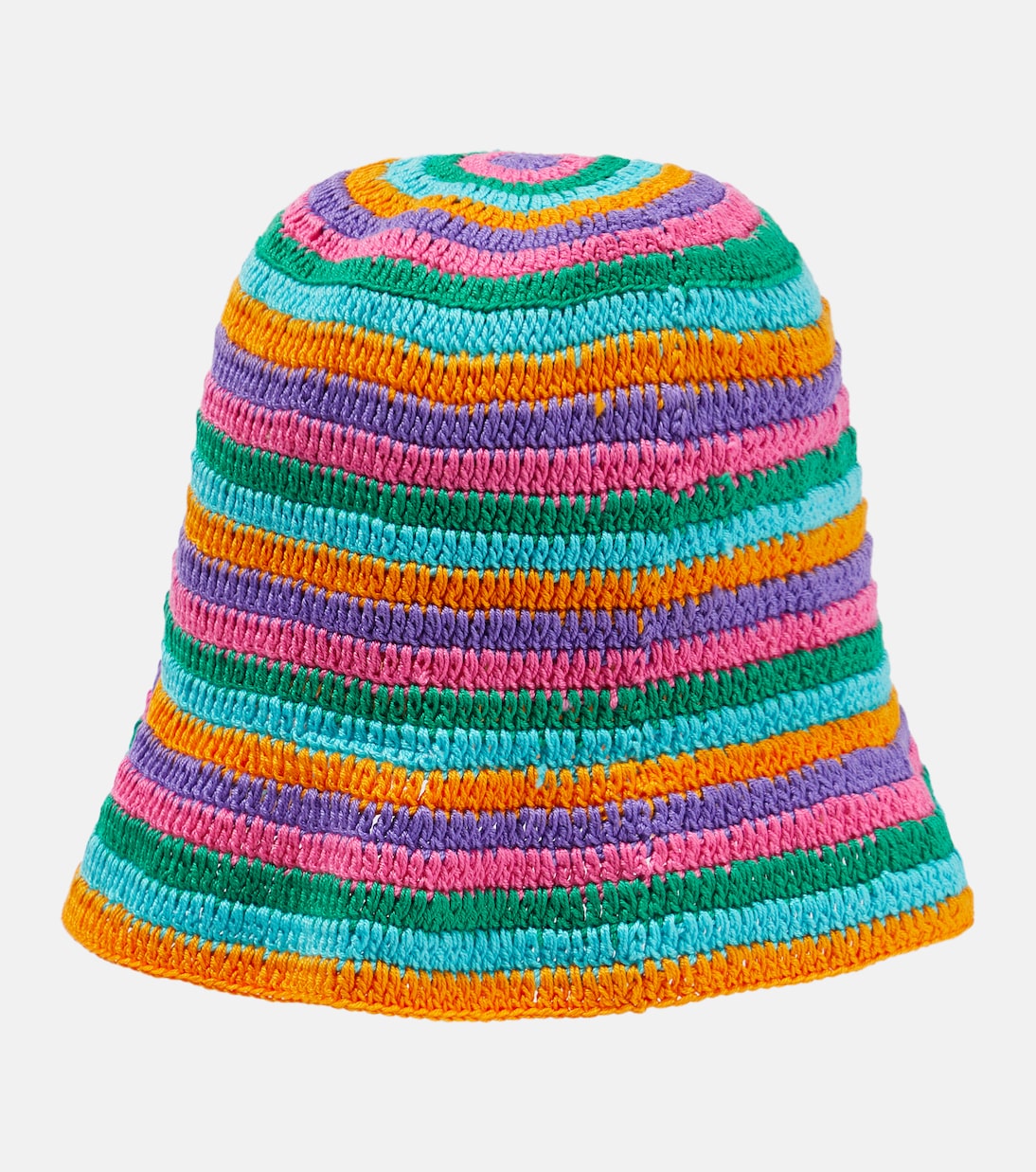 Cappello da pescatore in crochet a righe | Anna Kosturova