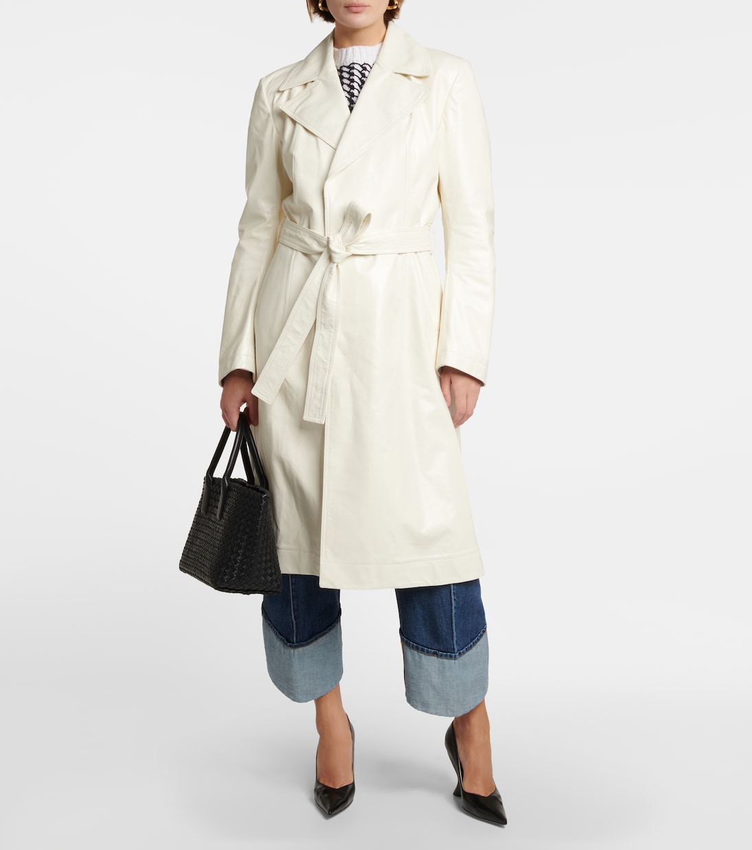 Sac Cabat Small en cuir | Bottega Veneta