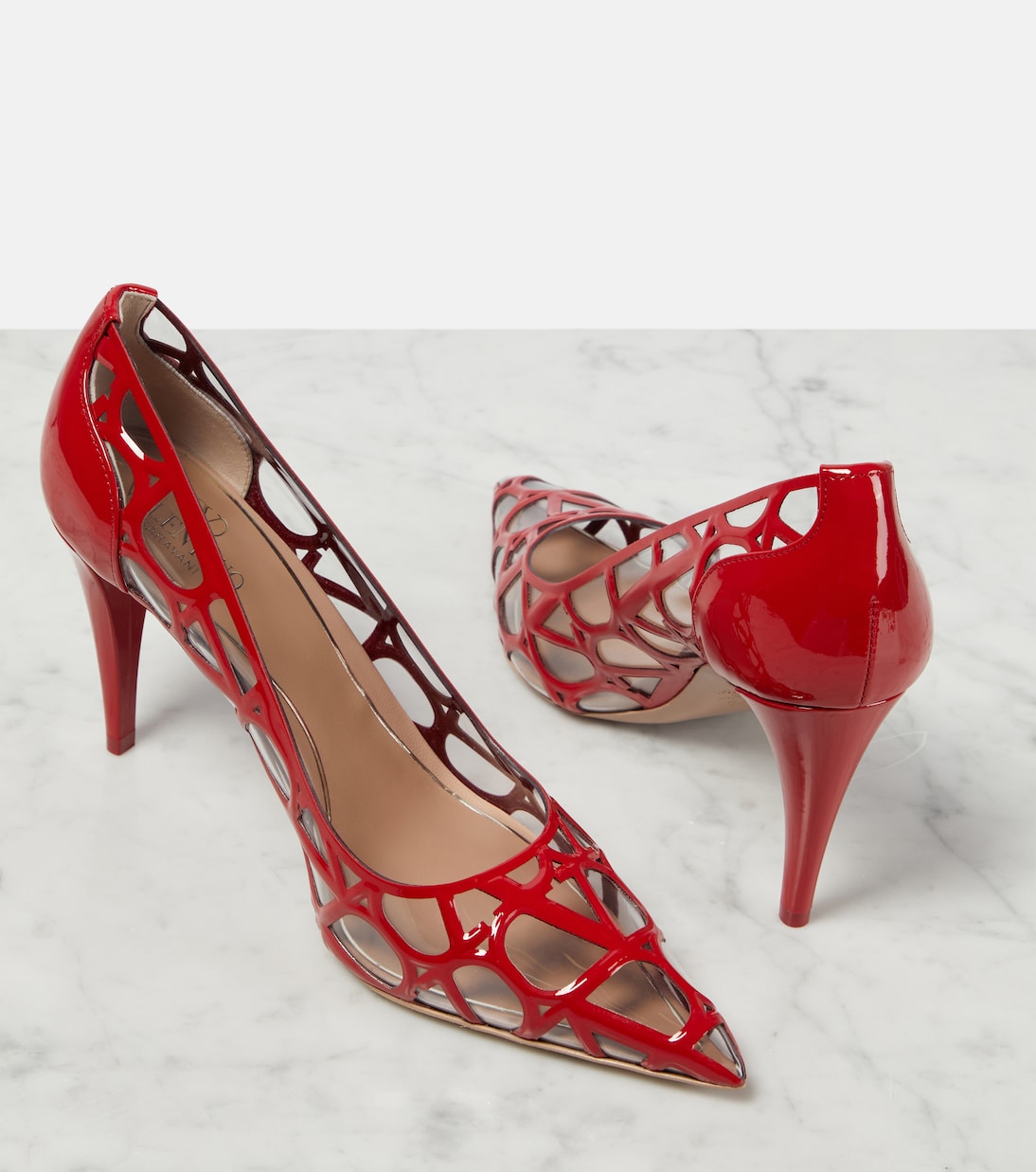 Salones Toile Iconographe de PVC y charol | Valentino Garavani