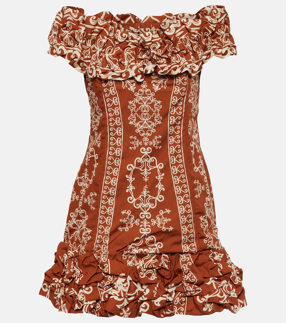 Jardin Calados cotton poplin minidress | Agua by Agua Bendita