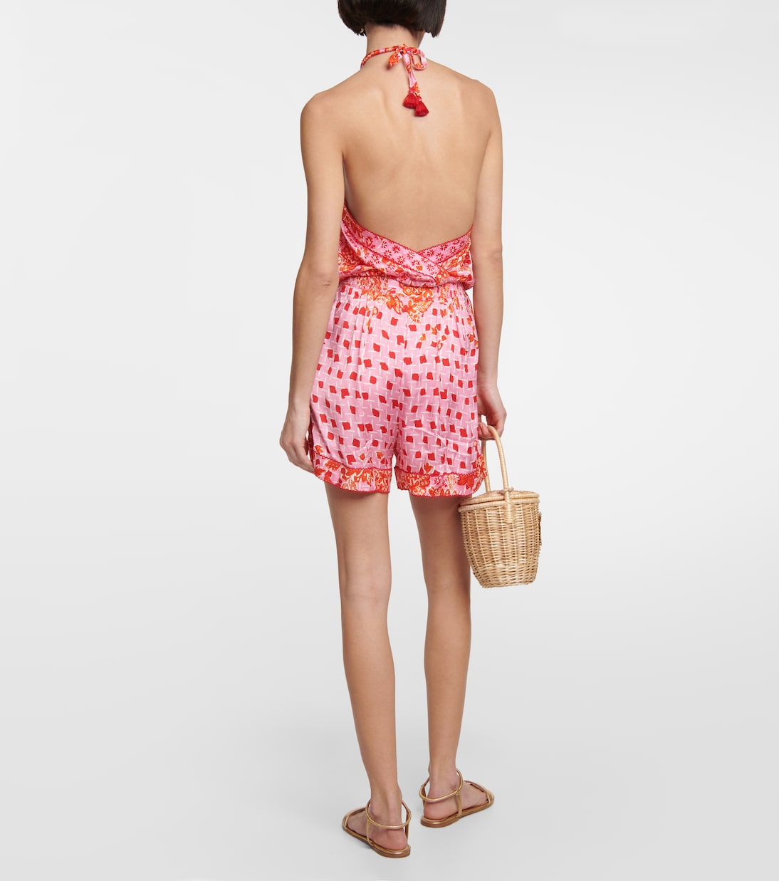 Isabelle floral halterneck top | Poupette St Barth