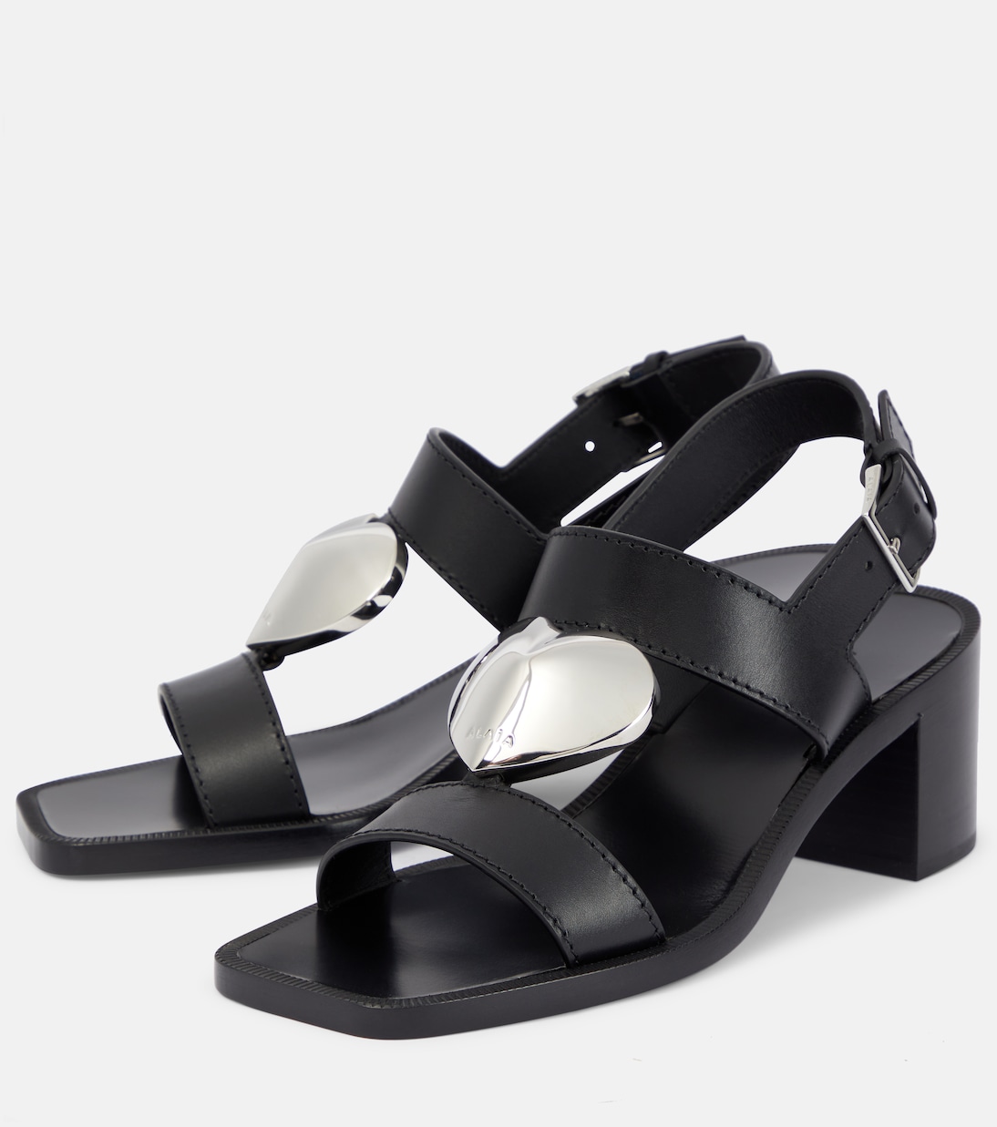 Sandalen Le Cœur aus Leder | Alaïa
