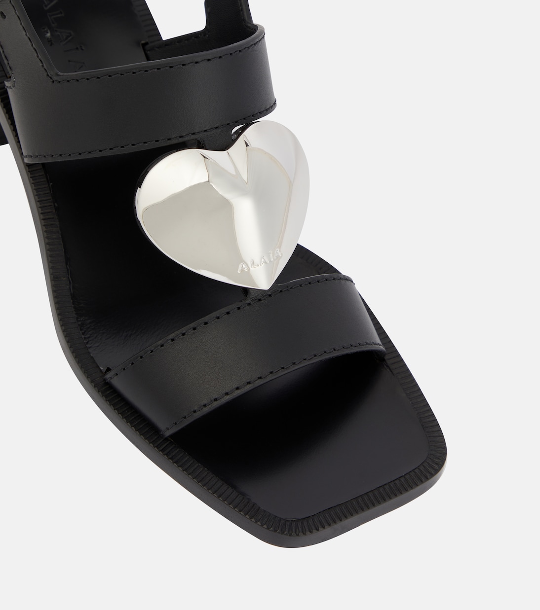 Sandalen Le Cœur aus Leder | Alaïa
