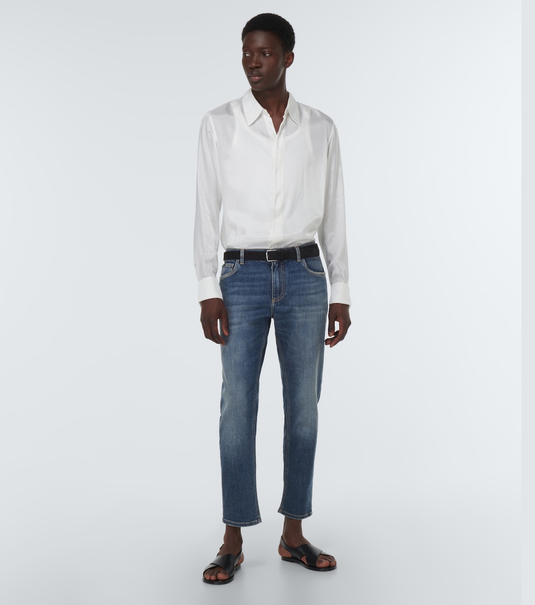 Jeans rectos cropped | Dolce&Gabbana