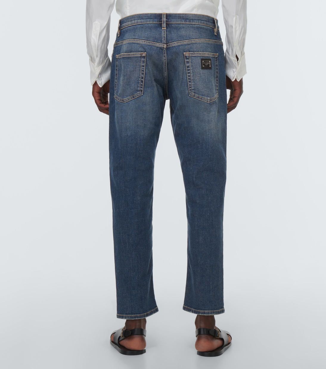 Jeans rectos cropped | Dolce&Gabbana