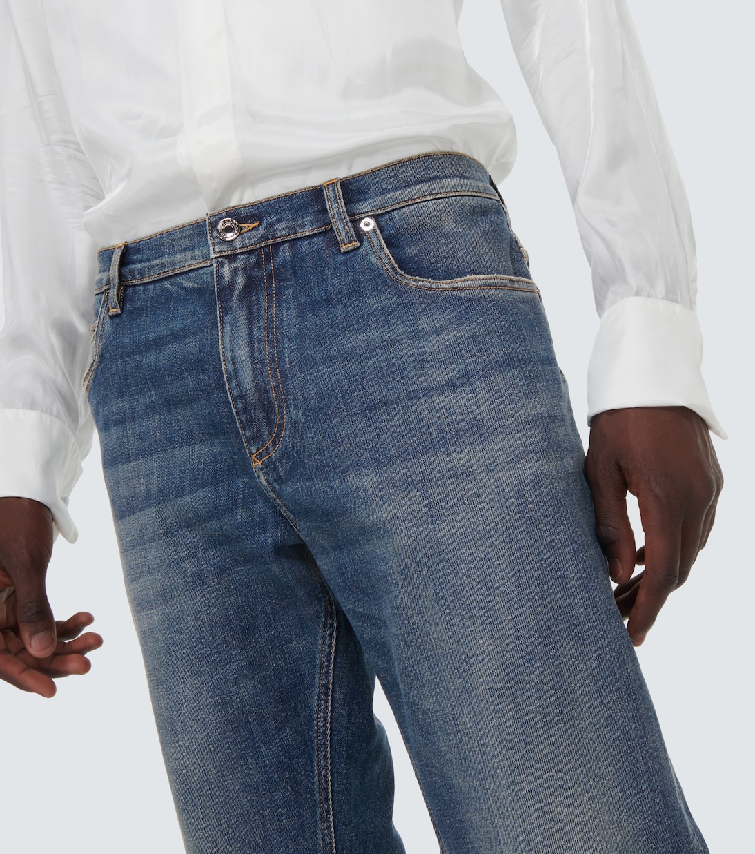 Jeans rectos cropped | Dolce&Gabbana