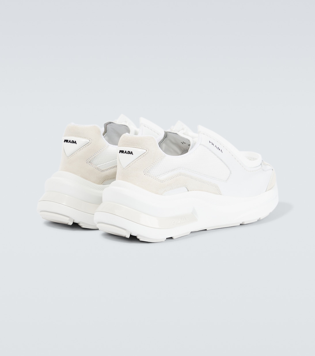 Sneakers Systeme aus Leder | Prada