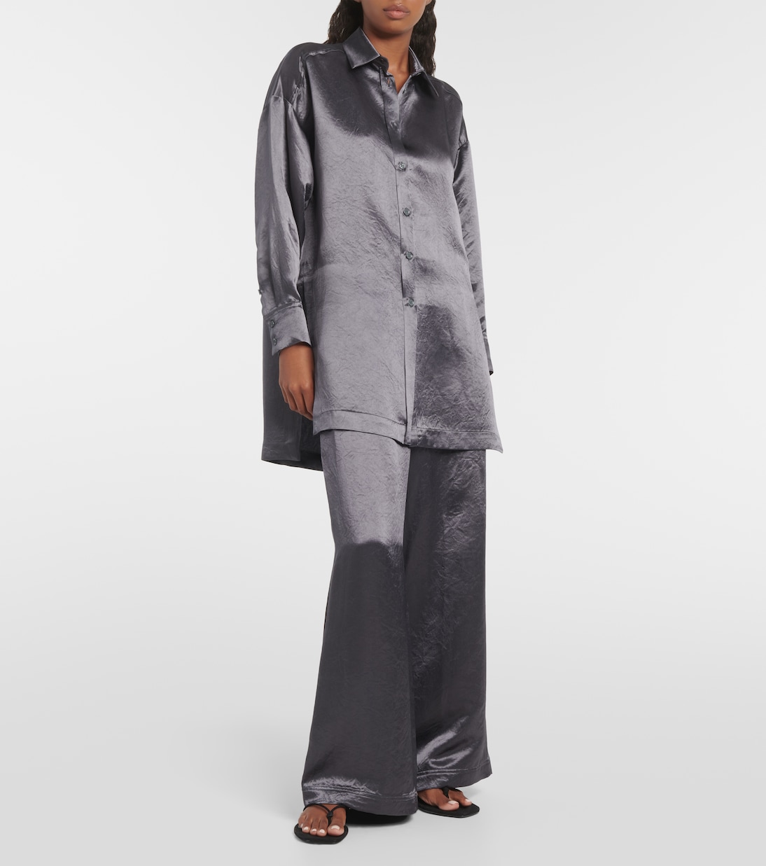 Pantalon ample Acanto en satin | Max Mara