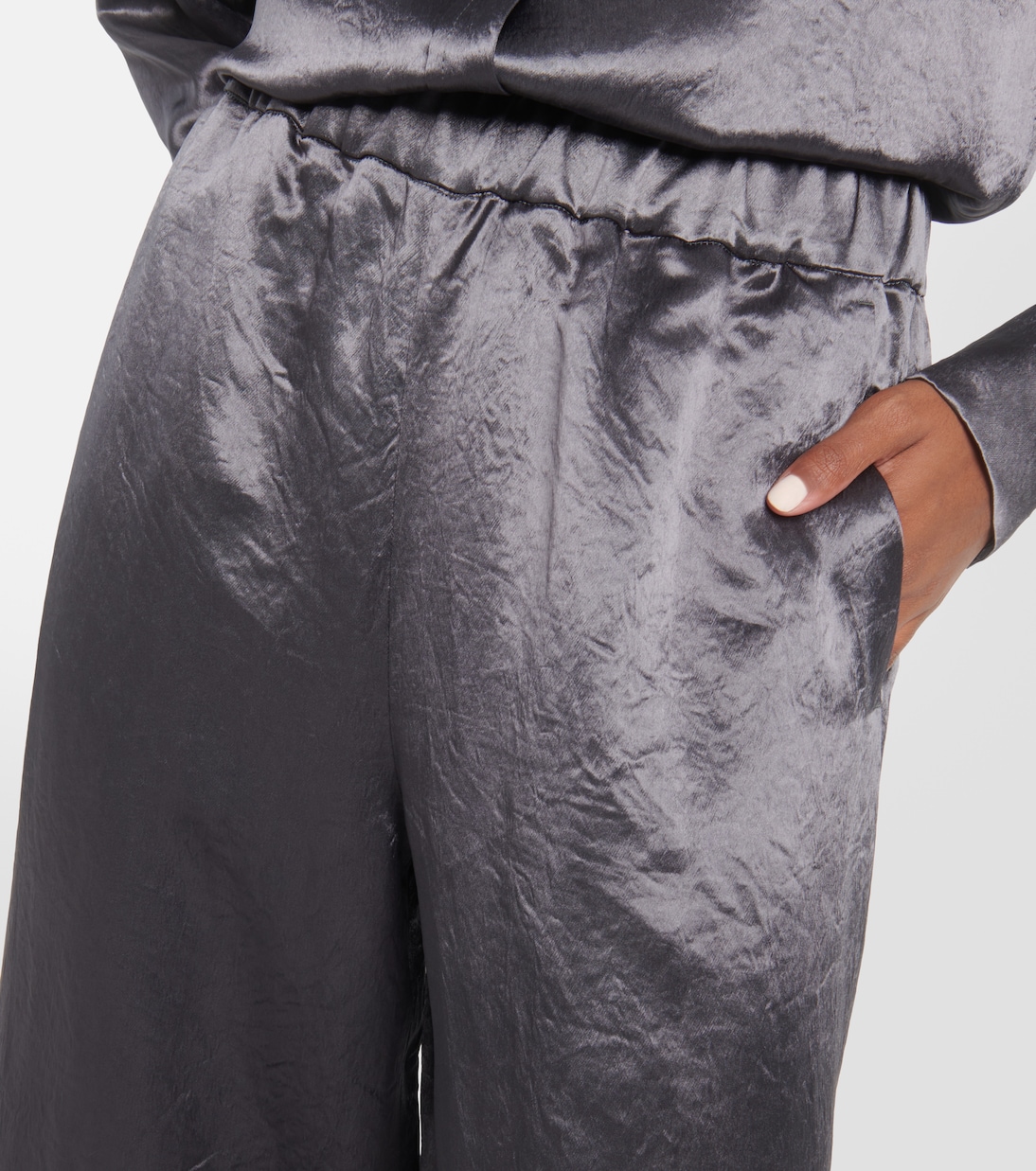 Pantalon ample Acanto en satin | Max Mara
