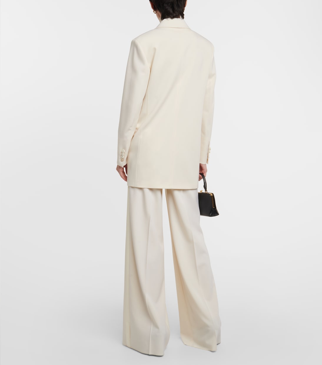 Monica double-breasted wool blazer | Max Mara