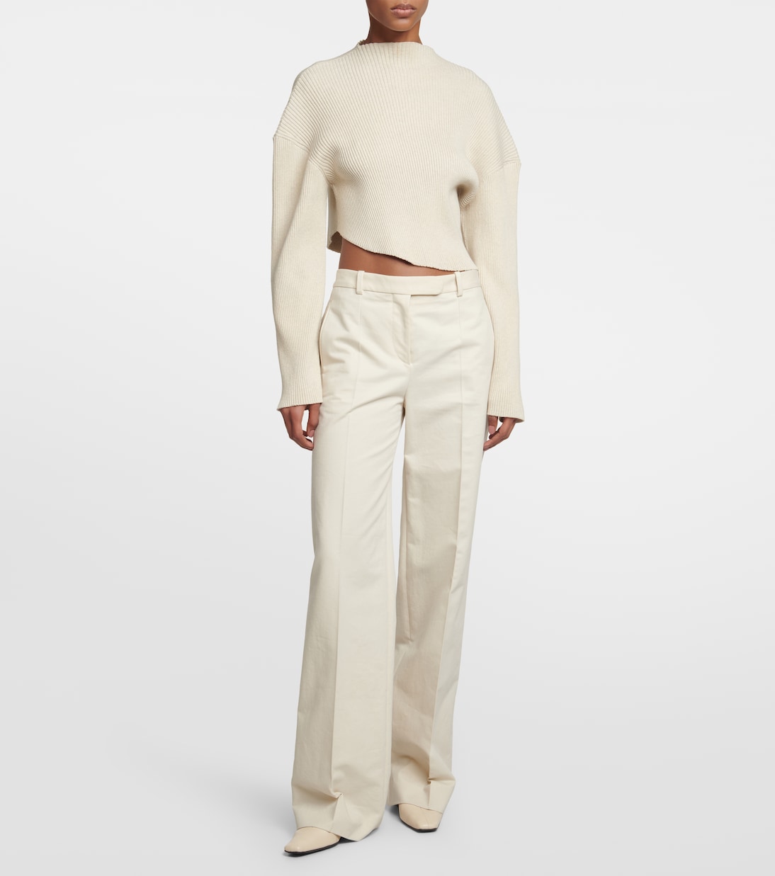 Pantalones Banew de algodón y lana | The Row