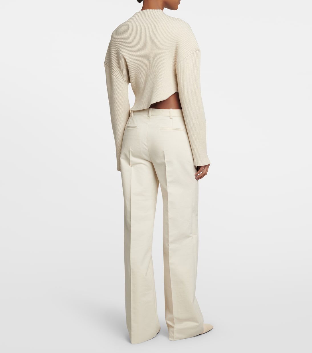 Pantalones Banew de algodón y lana | The Row