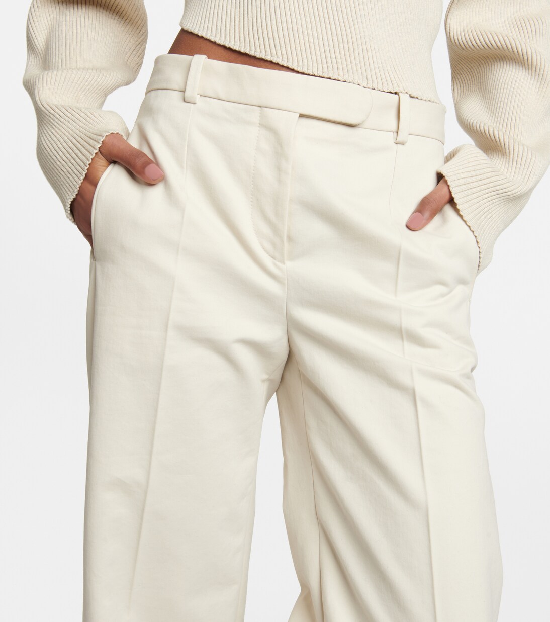 Pantalones Banew de algodón y lana | The Row