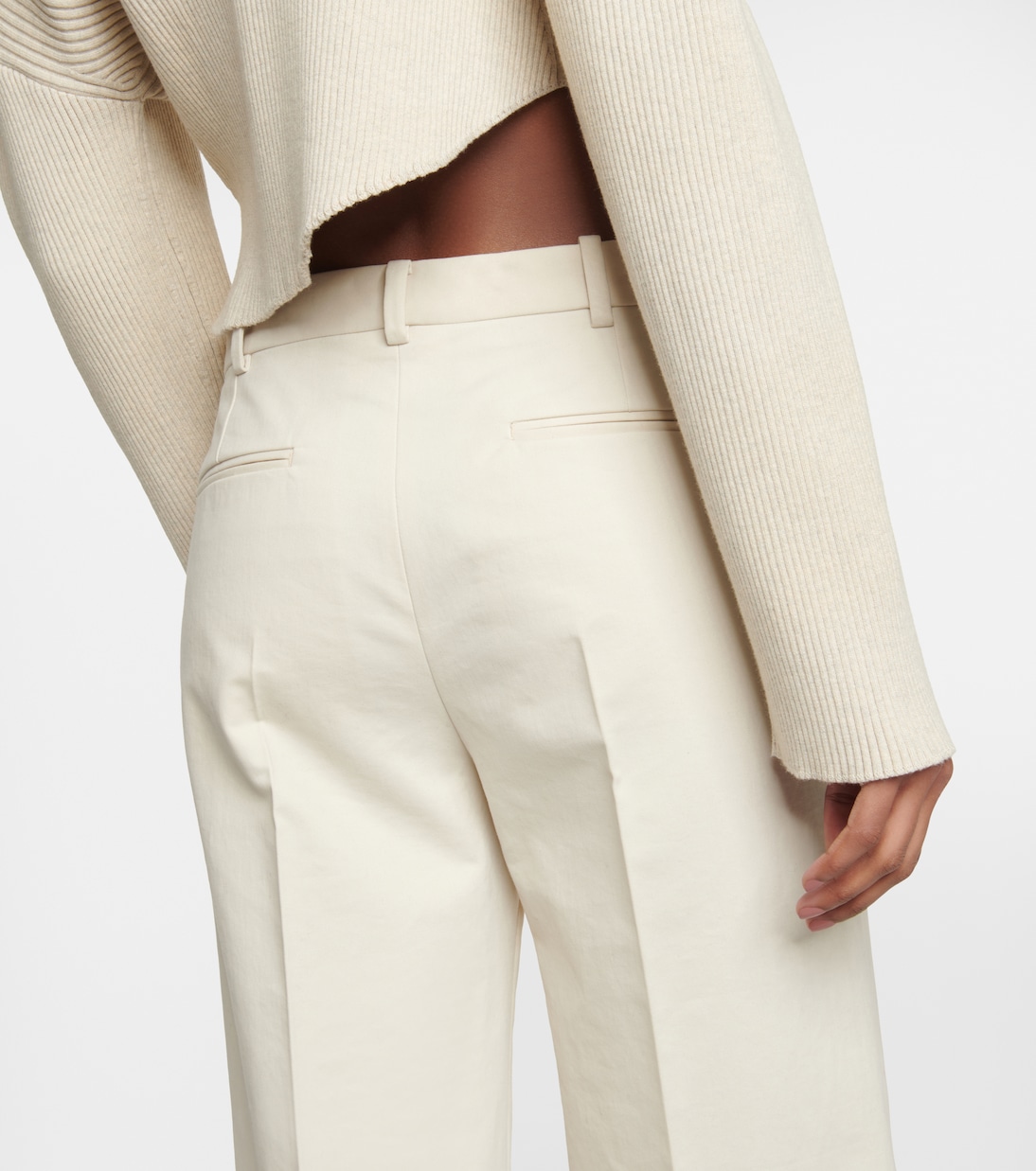 Pantalones Banew de algodón y lana | The Row