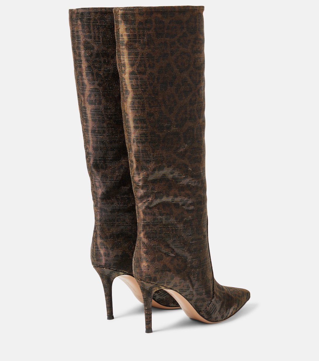 Hansen leopard-print knee-high boots | Gianvito Rossi