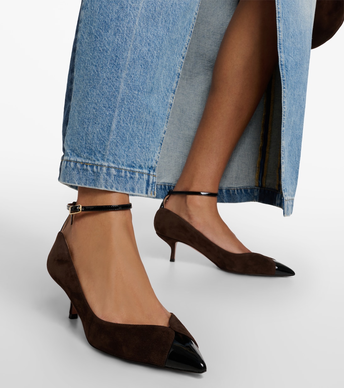 Escarpins Pinot 50 en daim | Aquazzura