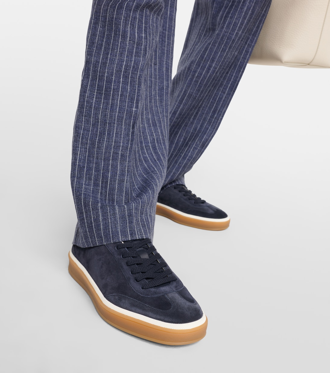 Sneakers Tennis Walk aus Veloursleder | Loro Piana