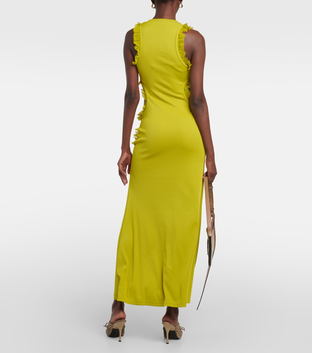 Vestido midi Carina con volantes | Christopher Esber