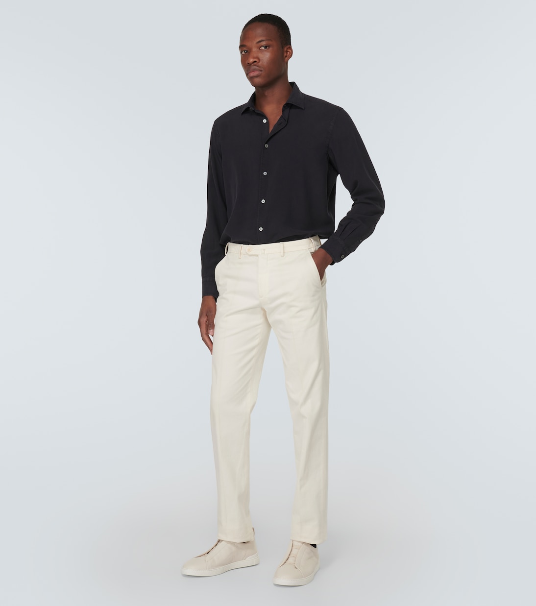 Camicia Oxford in seta | Zegna