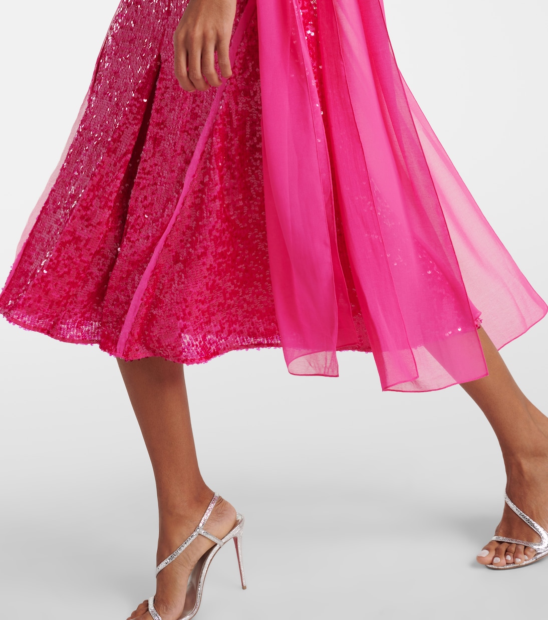 Vestido midi con lentejuelas | Erdem